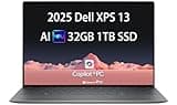 Dell XPS 13 9345 Copilot PC Business Laptop (13.4" FHD+ 120Hz, Qualcomm 12-Core Snapdragon X Elite, 32GB 8848MT/s RAM, 1TB SSD) FP, Backlit, Multi-day Battery Life, IR Webcam, Wi-Fi 7, Win 11 Pro