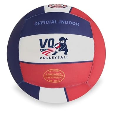 VQ Sports - Premium Soft Volleyball - Foam, Silent, No-Deflate, Official Size & Weight, Durable Indoor Volleyball for Training, Games & Practice - Soft on Arms, Safe for House