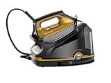 Rowenta Compact Steam Pro DG7644 Steam Iron Station, 2200, 1100 ml, Black/Yellow