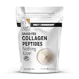 It's Just! - Collagen Protein Powder, 1.25lbs, Type I & III, Pure Hydrolyzed Grass-Fed Collagen Peptides, Dissolves Quickly, Unflavored, 20oz