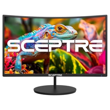 New! Sceptre Curved 27-inch Gaming Monitor 100Hz 1080p R1500 98% sRGB HDMI x2 VGA Build-in Speakers, VESA Wall Mount Machine Black 2026 (C275W-1920RN Series)