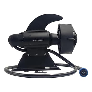 Powerful Fishing Kayak SUP Float Tube Belly Boat Trolling Motor, Underwater Thruster for Paddle Board Electric Fin 600W 28 Lbs Thrust, 9KM/H (Battery not Included)