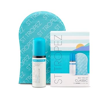 St.Tropez Self Tan Classic Mini Kit: Travel-Sized Bronzing Mousse and Tanning Applicator Mitt, Even & Natural, Vegan