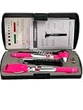 Pink Otoscope Set -LED Otoscope/School Kit-CYNAMED