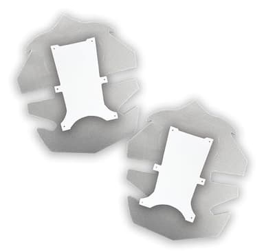 ProKnee AP16 Parts Kit 1 for 1 pair of AP16 All Purpose Kneepads | Includes 2 White Boots and 2 Grey Liners