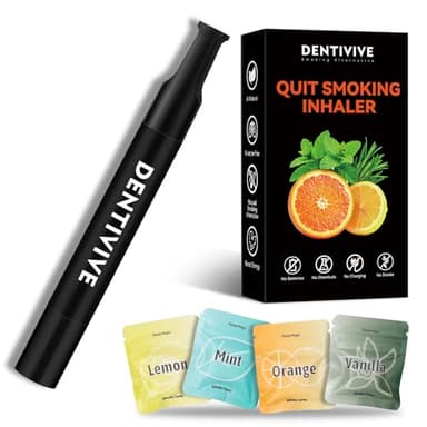 Natural Herbal Air Stick, Quit Bad Habit Air Device, Upgraded Version Smokeless Inhaler for Habit Control, Non Electric Long-Lasting Flavored Air Diffuser 4 Pack