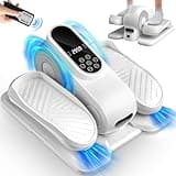 DamKee Under Desk Elliptical Exercise Machine, Electric Ellipse Leg Exerciser As Seen On TV, 12 Speed Foot Leg Exerciser While Sitting for Seniors, Portable Mini Seated Pedal Exerciser for Home Office