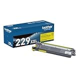 Brother Genuine TN229XXLY Yellow Super High Yield Printer Toner Cartridge - Print up to 4,000 Pages (1), Compatible with HL-L3295CDW, HL-L8245CDW, MFC-L3780CDW, and MFC-L8395CDW Printers