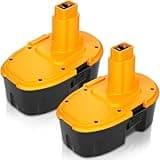 Ibanti DC9096 DC9098 Replacement for Dewalt 18V XRP Battery Compatible with DC9099 DW9095 DW9099 DE9038 DE9039 DE9095 DW9095 DW9096 DW9098 DE9503 DC9182 Cordless Power Tools Battery 4500MAH (Black)