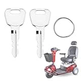 Replacement Keys Compatible for Shoprider Mobility Scooters Cutie L, Dasher 3/4/9, Scootie, Sprinter, Sunrunner 3/4, Start Electric Scooter, 2Pcs