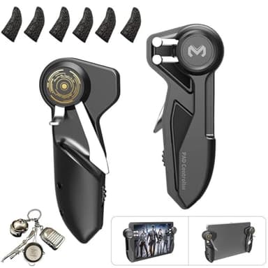 Mikirini Mobile Game Controller for iPad/Samsung Galaxy Tab/All Tablets, Hand Grip Gaming Controller with L2R2 Triggers for PUBG/Knives Out/Call of Duty/Apex