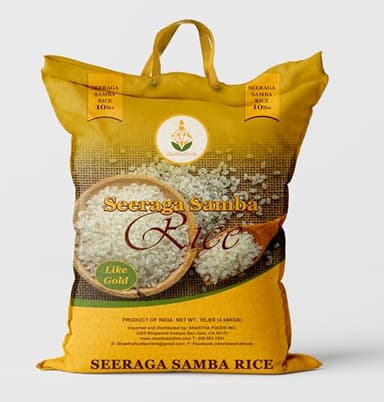 SEERAGA SAMBA RICE 10 Lbs (Pack of 1)