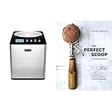 Whynter ICM-201SB Upright Automatic Ice Cream Maker 2 Quart Capacity Built-in Compressor, 2.1 & The Perfect Scoop, Revised and Updated: 200 Recipes for Ice Creams, Sorbets, Gelatos, Granitas