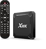 Android TV Box 13.0, X98K Android Box RK3528 with 4GB RAM 32GB ROM Bluetooth 5.0 and 3 USB Ports WiFi 6 8K Resolution HD Support 2.4GHz/5GHz WiFi 6 Android 13 Box for Smart TV 2024