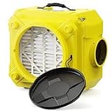 ALORAIR Air Scrubber with 3 Stage Filtration, Stackable Negative Air Machine for Industrial and Commercial Use, Heavy Duty Air Cleaner with MERV-10 Filter, HEPA/Activated carbon Filter, Yellow