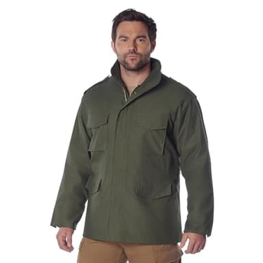 Rothco Field Jacket - All-Season Outdoor Weather Protection and Classic Style Coat, Olive Drab, XL
