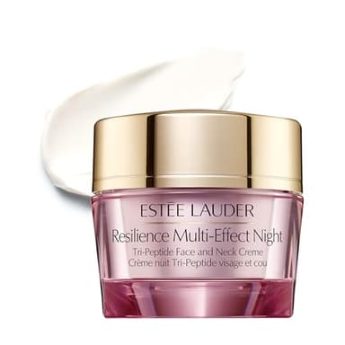 Estée Lauder Resilience Multi-Effect Night Tri-Peptide Face and Neck Cream Moisturizer | Plumping & Anti-Aging, 1.7 Ounce