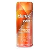 Durex Sensual Massage & Play 2 in 1, Massage Gel and Personal Lubricant, Intimate Seductive Lube with Ylang Ylang extract, Water-based, 6.76 oz. (Packaging May Vary)