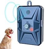 Zerzuo Anti Barking Device, Dog Bark Deterrent Devices with 3 Mode Outdoor Indoor Dog Bark Deterrent Rechargeable & Waterproof Anti-Bark Tool for All Types Dog (Blue)