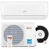 COSTWAY 12,000 BTU Mini Split Air Conditioner, with Heat Pump, Energy Star, 21 SEER2 Inverter, 24H Timer, Auto Clean, Remote Control for Rooms up to 750 Sq.Ft, 208-230V (Airtural Series)