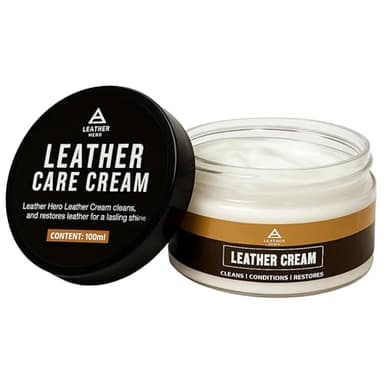 Leather Hero 2-in-1 Purse Cleaner & Conditioner – Leather Cream for Handbags, Designer Bags, Faux & Saffiano Leather – Non-Greasy, Won’t Darken, Safe for Purses, Jackets & More