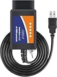 OBDMONSTER ELM327 OBD2 USB Adapter for Windows, ELMconfig Scanner with MS CAN/HS CAN Switch for Scan F150 F250 Car and Light Truck Check Engine Light, Diagnosis on Windows with V1.5 Chip