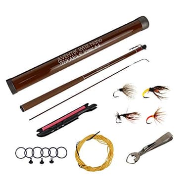 Aventik Z Tenkara Rods Pro IM12 Nano 6:4 Action 5 Most Used Sizes All Water Conditions Quality Carbon Tube Packing, Extra Spare Sections Included, Tenkara Fly Rods&Combo (Combo 9'0'' 10sec(Mini))