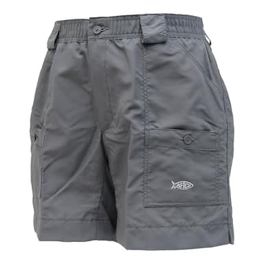 AFTCO Original Fishing Shorts Long Charcoal