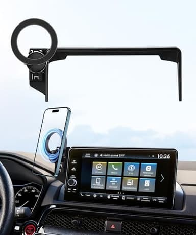 MaserWeller Car Phone Holder for Honda HR-V HRV 2023-2026 Accessories/CR-V CRV 2023 2024 2025 2026 Accessories 7/9-inch Screen Fixed Clip,Phone Mount Compatible with MagSafe, 360° Cell Phone Holder