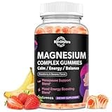Magnesium Glycinate Gummies for Women, High Absorption Magnesium Supplement with Menopause Support Blend, Magnesium & Hormone Balance for Sleep Support, Vegan, 60 Chews
