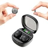 Invisible Sleep Earbuds Bluetooth 5.3 in Ear Light-Weight Headphones, Mini Sleep Headphones Smallest Design for Side Sleepers, Tiny Hidden Sleep Earbuds, Clear Calls Earphones for Small Ear Canals