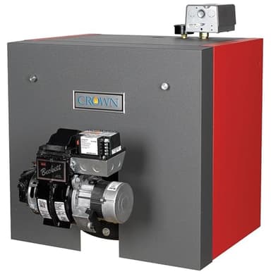 Crown Boiler CO. FWZ100BOLT1SSU 3 Pass Hot WTR Boiler,Oil,6" Dia