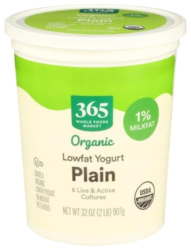 365 by Whole Foods Market, Organic Plain Low Fat Yogurt, 32 oz