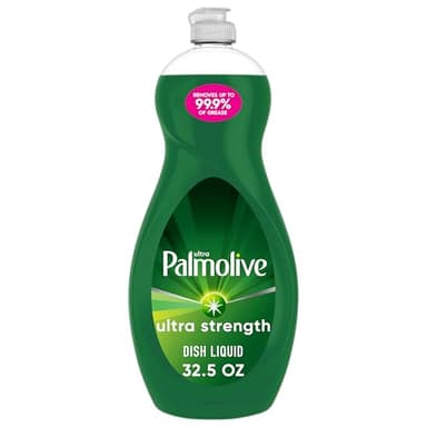 Palmolive Ultra Strength Liquid Dish Soap, Original Green, 32.5 Fluid Ounce (Packaging May Vary)