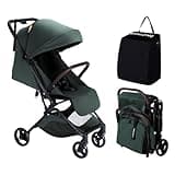 MAMAZING Lightweight Baby Travel Stroller–Mom’s Choice Gold Award Winner, Compact & Airplane-Friendly, One-Handed Folding Design, 11.6 lbs, Perfect for Toddlers, Green