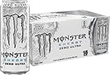 Monster Energy Zero Ultra, Sugar Free Energy Drink, 16 Ounce (Pack of 15)