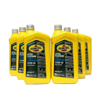 Mopar Chrysler Dodge Jeep Penzoil Ultra Platinum Full Synthetic 0W-40 7 Qts.