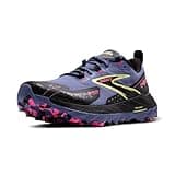 Brooks Women’s Cascadia 18 GTX Waterproof Mountain Trail Running Shoe - Grey Blue/Black/Pink - 6 Medium