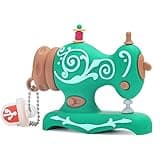 leizhan 16GB Cute USB Flash Drive Embroidery Sewing Machine Design Pen Drive Data Storage Picture Stick Pendrive Memory Stick - Green