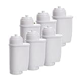 6PCS Coffee Water Filter Suitable Fit for Siemens EQ Series,Siemens TZ70003,TCZ7003,TCZ7033,Fit for BRITA Intenza,Bosch Water Filter