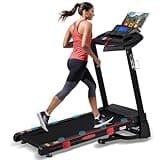 Auto Incline Treadmill, 18" Wide Belt, 350lb Capacity, 3HP, 0.5-10 MPH, Cushioning System Treadmill for Home