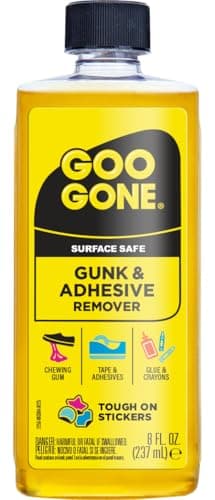 Goo Gone Gunk and Adhesive Remover - Safely and Easily Removes Stickers, Tape Residue, Decals, Grease, Chewing Gum, Crayons and Glue from Surfaces - Trusted Formula for Quick and Easy Removal