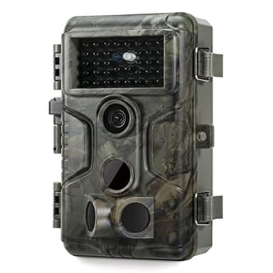 GardePro A3S Trail Camera (Non-Cellular, Non-WiFi), 64MP Photo & 1296P HD Video, 0.1s Trigger, 100ft No-Glow Night Vision, Motion Activated Wildlife Camera