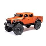 Axial RC Truck SCX24 40's 4 Door Dodge Power Wagon Orange1/24 4 Wheel Drive-RTR (Everything Needed to Run Included) AXI00007T1