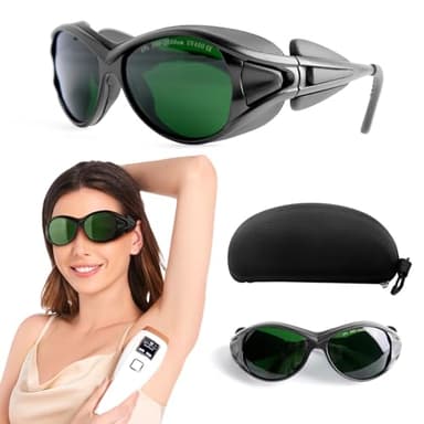 ULTREMA Laser Safety Glasses IPL 200-2000nm, IPL Laser Hair Removal Glasse, Red Light Therapy and Laser Cosmetology Operator Eye Protection.