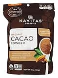 Navitas Organics Cacao Powder, Bags, 30 Servings, 1 Pound (Pack of 1), 16 Ounce
