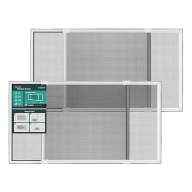 Paramondo Expandable Window Screen, Horizontal (15" H x 21.6" - 40" W, 2 Pack) Adjustable Window Screens, Replacement Window Screens for House Windows