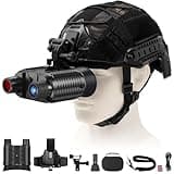 Night Vision Goggles(New Upgrade),4K Night Vision Binoculars for Adults,1312FT Night Vision Goggles for Helmet,8X Digital Zoom,7-Level Infrared Adjustment for Camping