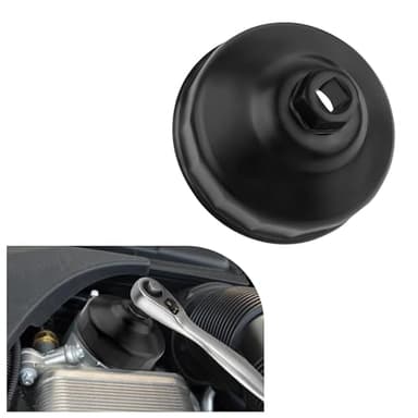 Stacool 86mm Oil Filter Wrench Tool with 16 Flutes,Oil Filter Removal Tool for 3/8" Ratchet Drive,Oil Filter Remover Tool Compatible with BMW Volvo Car Accessories (86mm)