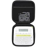 khanka Hard Travel Case Replacement for Brother P-Touch PT-D210 PTD220 Home/Office Everyday Label Maker, Case Only (Black)